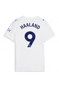 Manchester City Erling Haaland #9 Jalkapallovaatteet Naisten Kolmaspaita 2026-27 Lyhythihainen